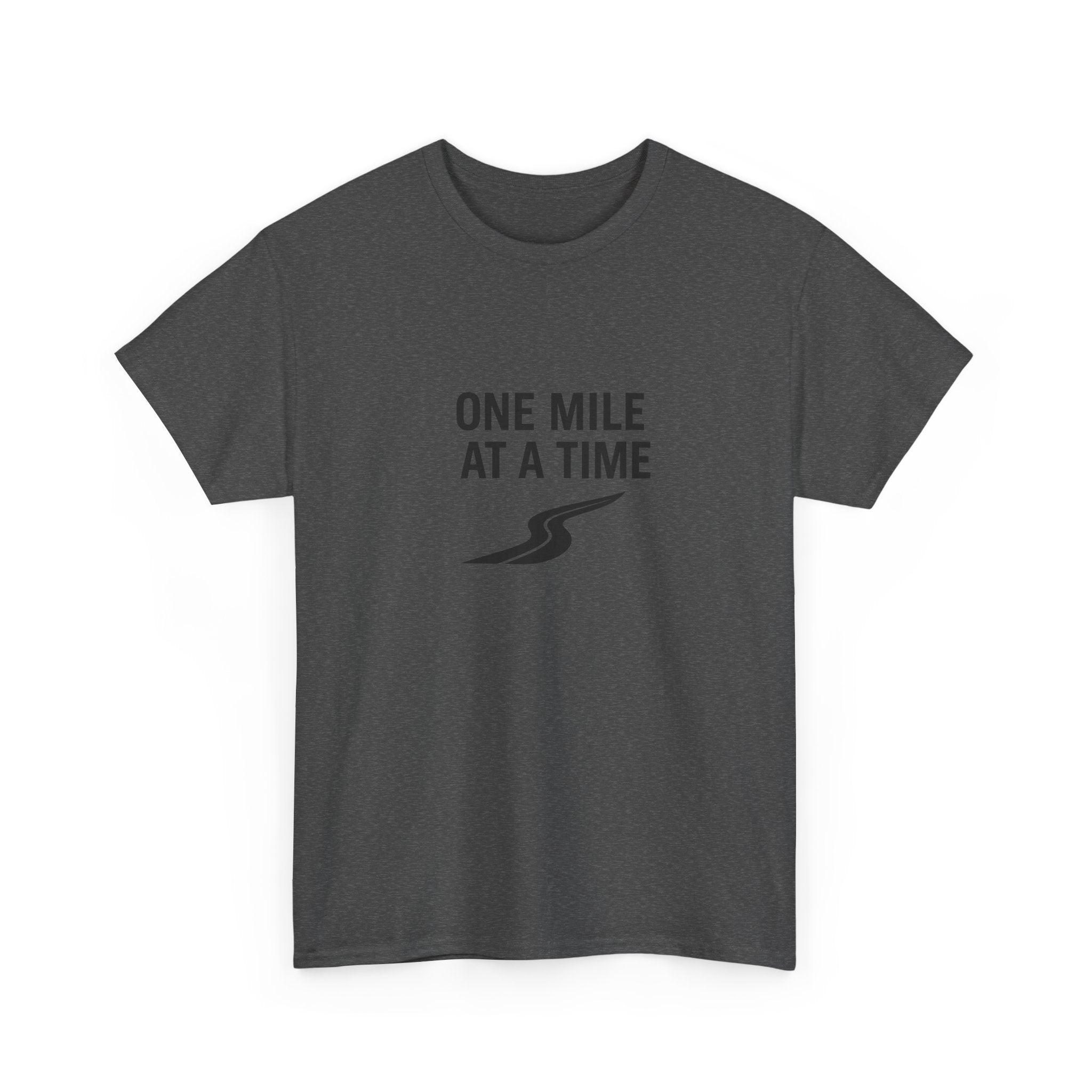 One Mile Endurance Tee — Inspirational White Graphic T-Shirt