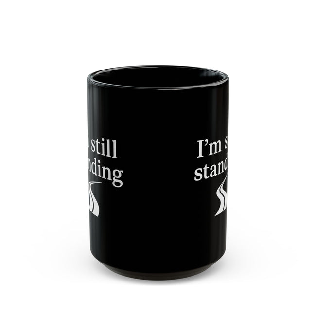 One Mile Black Coffee Mug – Motivational Running / Walking Gift / Office / Traveler (11oz & 15oz) Main Image