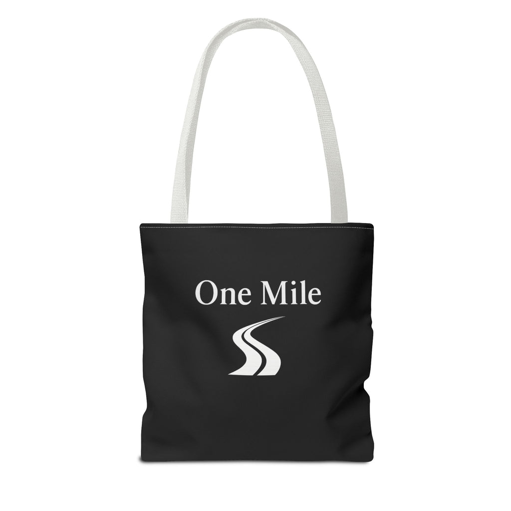 One Mile Logo Tote Bag — Everyday Traveler / Running & Fitness Canvas Tote