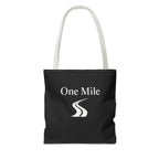 One Mile Logo Tote Bag — Everyday Traveler / Running & Fitness Canvas Tote