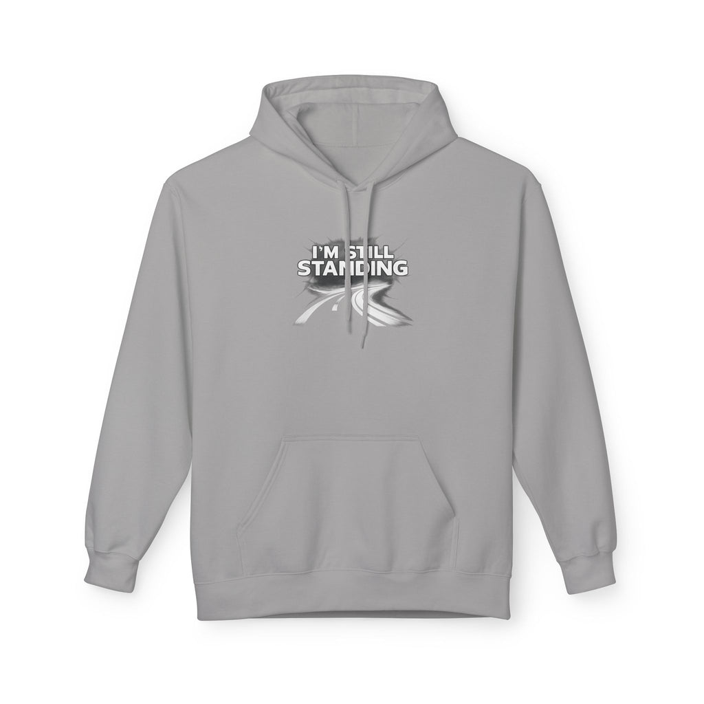 I'm Still Standing Hoodie – Minimal Runner Graphic Pullover / Resilience