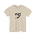 One Mile Endurance Tee — Inspirational White Graphic T-Shirt
