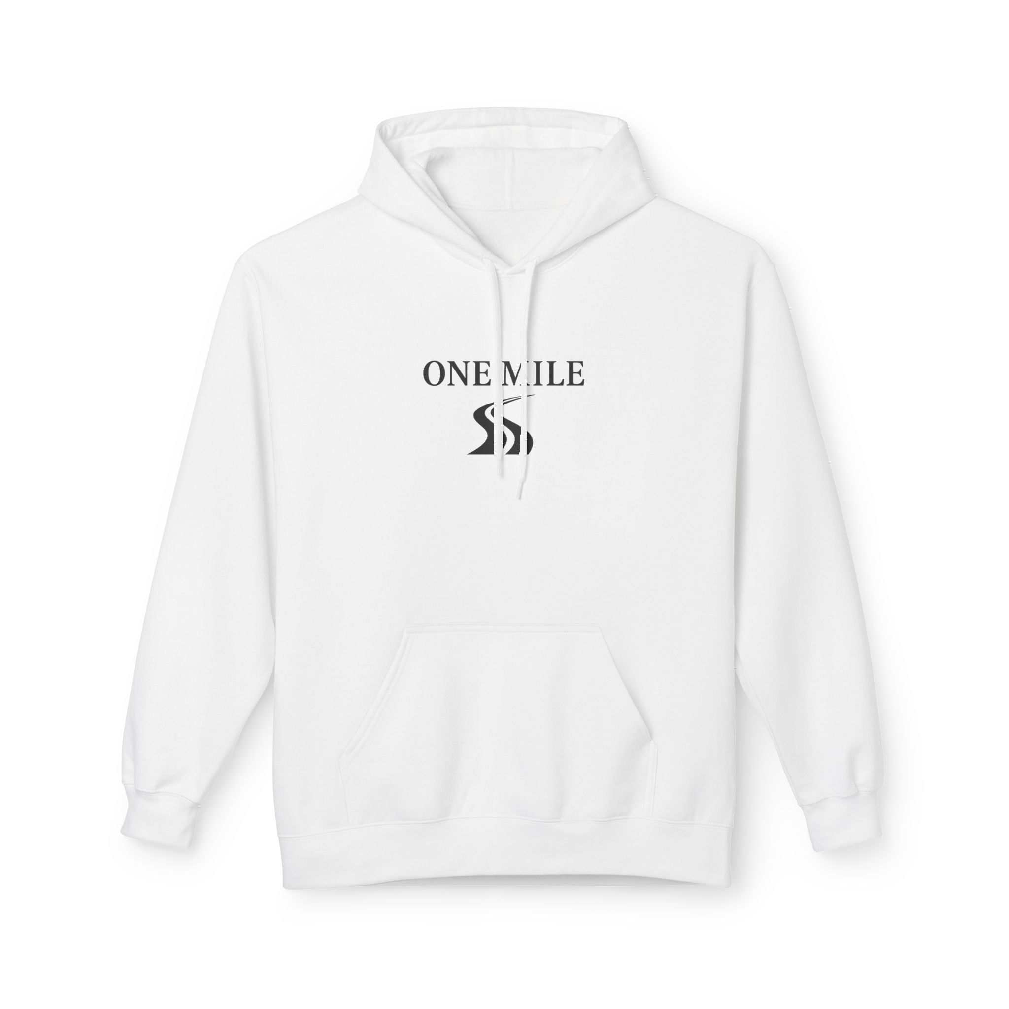 One Mile Hoodie – Minimal Runner Graphic Pullover