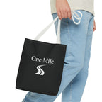 One Mile Logo Tote Bag — Everyday Traveler / Running & Fitness Canvas Tote