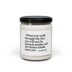 One Mile Scented Candle Isaiah 43:2 — Service Member/Veteran/Public Safety Officer Jar (9 oz)