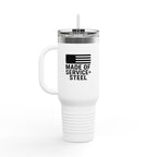 One Mile Veteran/Citizen/Civil Servant/Patriot 40oz Insulated Travel/Office/Workout Mug