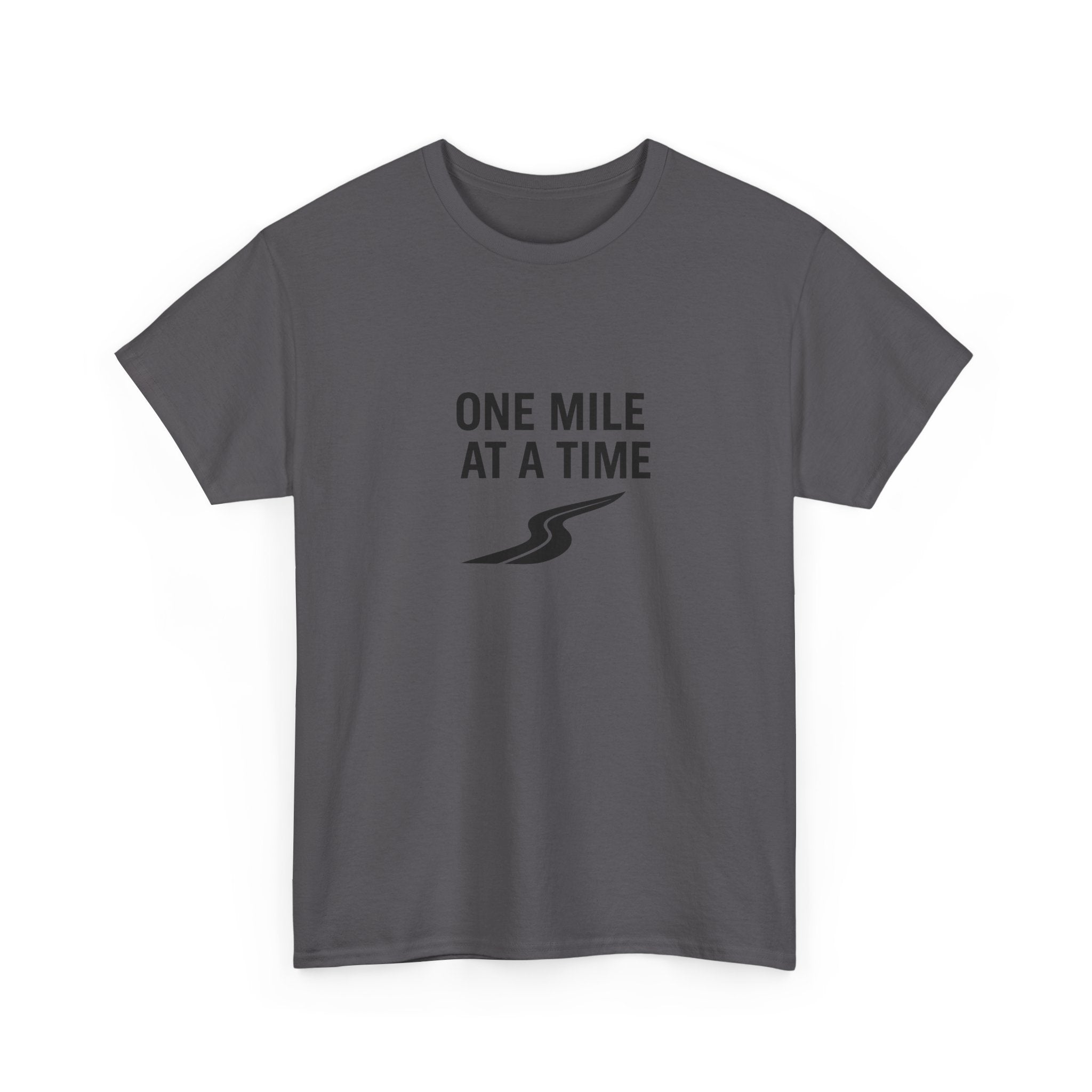 One Mile Endurance Tee — Inspirational White Graphic T-Shirt