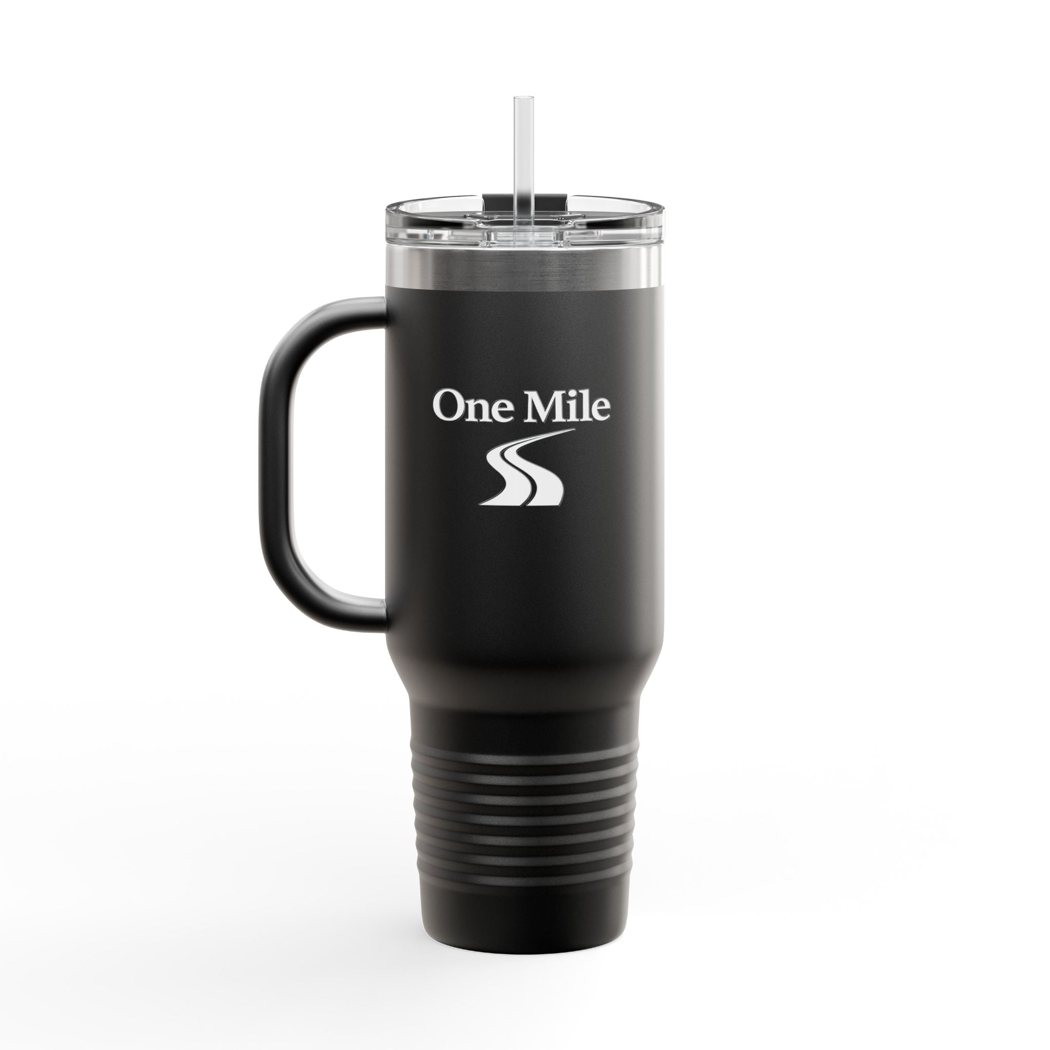 One Mile 40oz Insulated Travel Mug (Black)