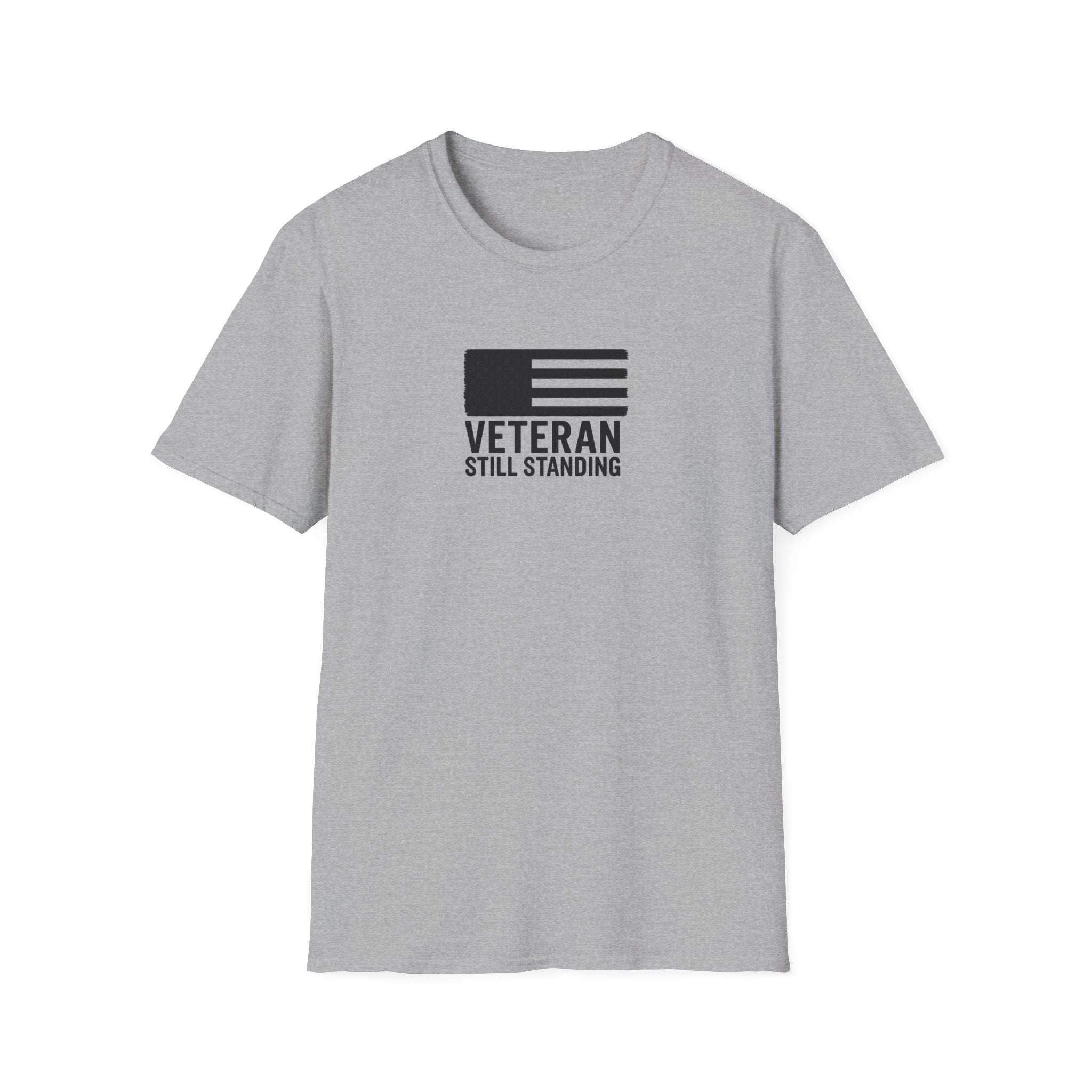 One Mile Veteran/Service Member  — "Still Standing." Motivational Minimalist Tee