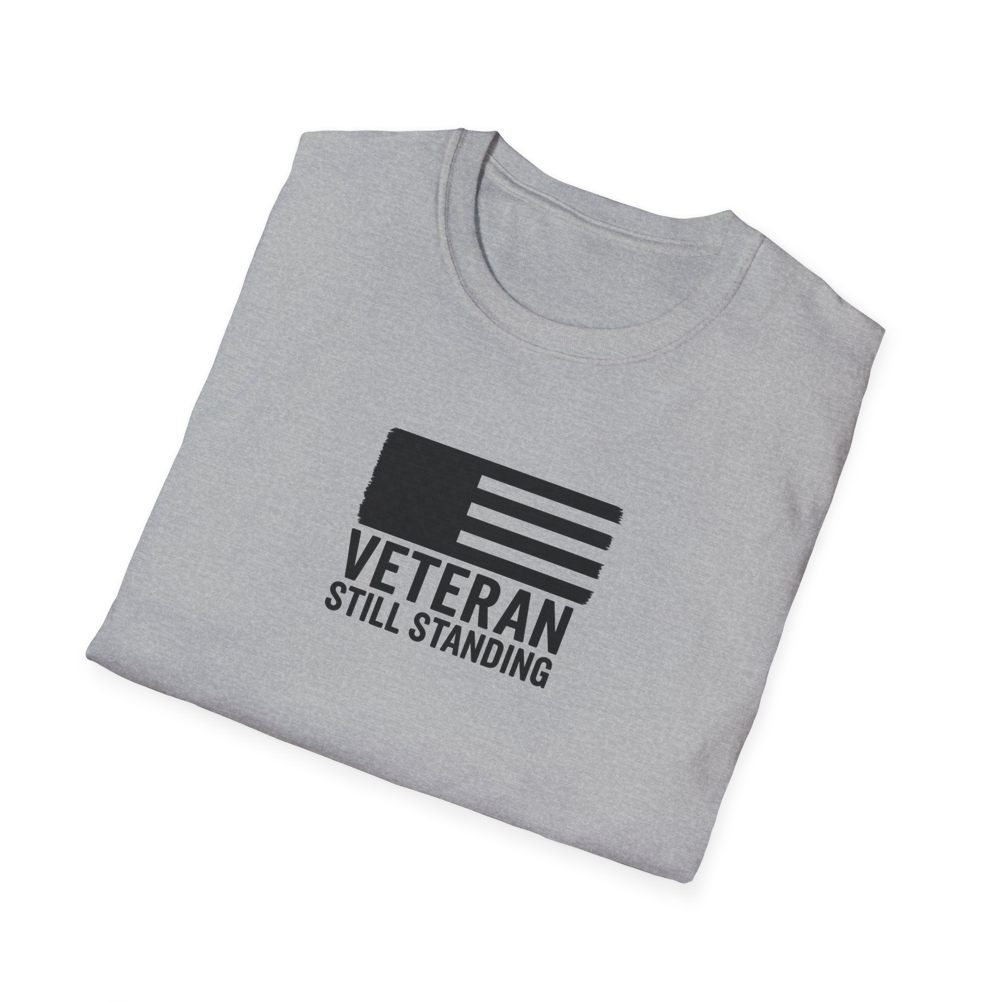 One Mile Veteran/Service Member  — "Still Standing." Motivational Minimalist Tee