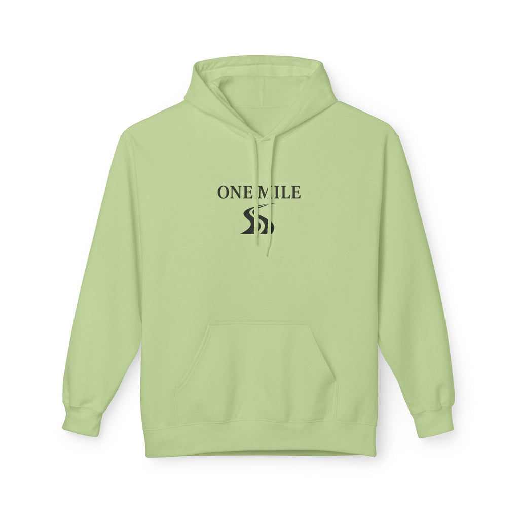 One Mile Hoodie – Minimal Runner Graphic Pullover