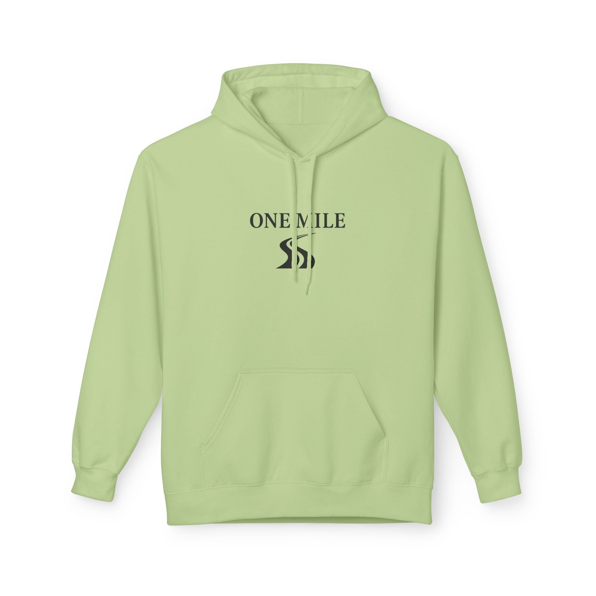 One Mile Hoodie – Minimal Runner Graphic Pullover