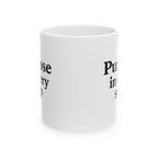 One Mile Road Map Ceramic Mug — Runner & Traveler Coffee Cup (11oz, 15oz)