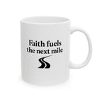 One Mile Road Map Ceramic Mug — Runner & Traveler Coffee Cup (11oz, 15oz)