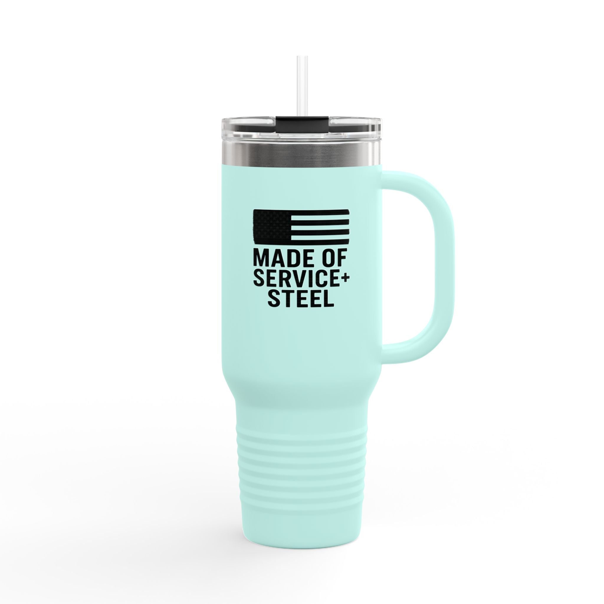 One Mile Veteran/Citizen/Civil Servant/Patriot 40oz Insulated Travel/Office/Workout Mug