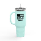 One Mile Veteran/Citizen/Civil Servant/Patriot 40oz Insulated Travel/Office/Workout Mug