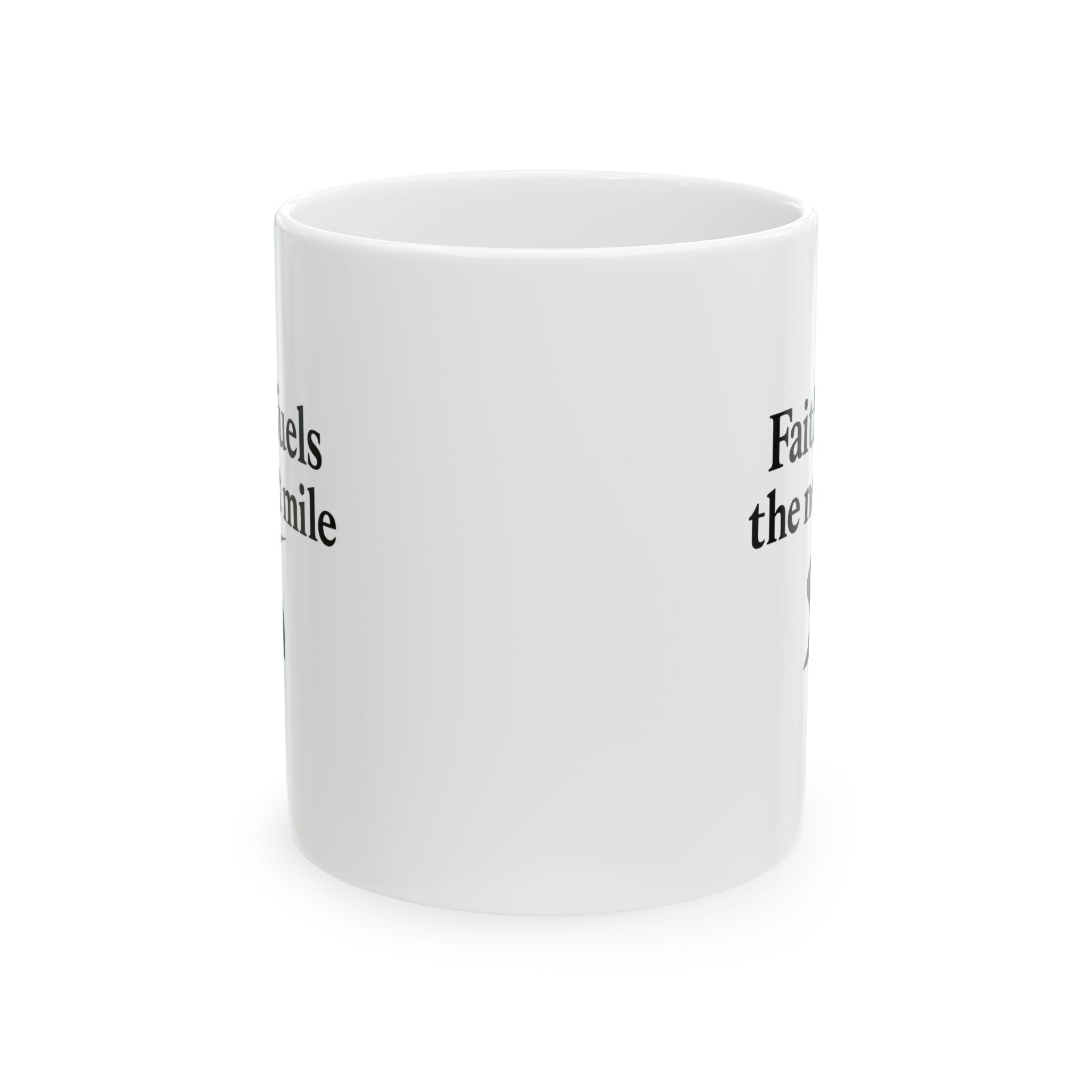 One Mile Road Map Ceramic Mug — Runner & Traveler Coffee Cup (11oz, 15oz)