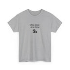 One Mile Endurance Tee — Inspirational White Graphic T-Shirt