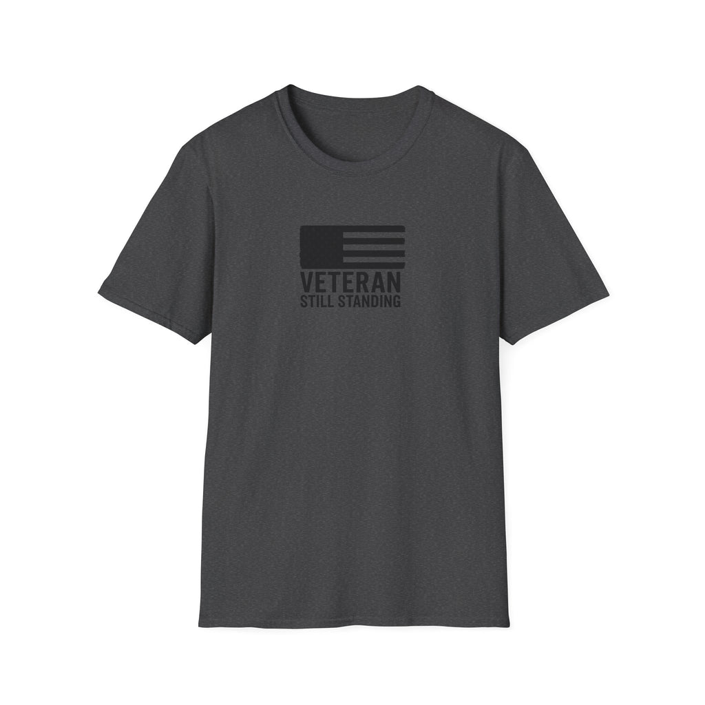 One Mile Veteran/Service Member  — "Still Standing." Motivational Minimalist Tee