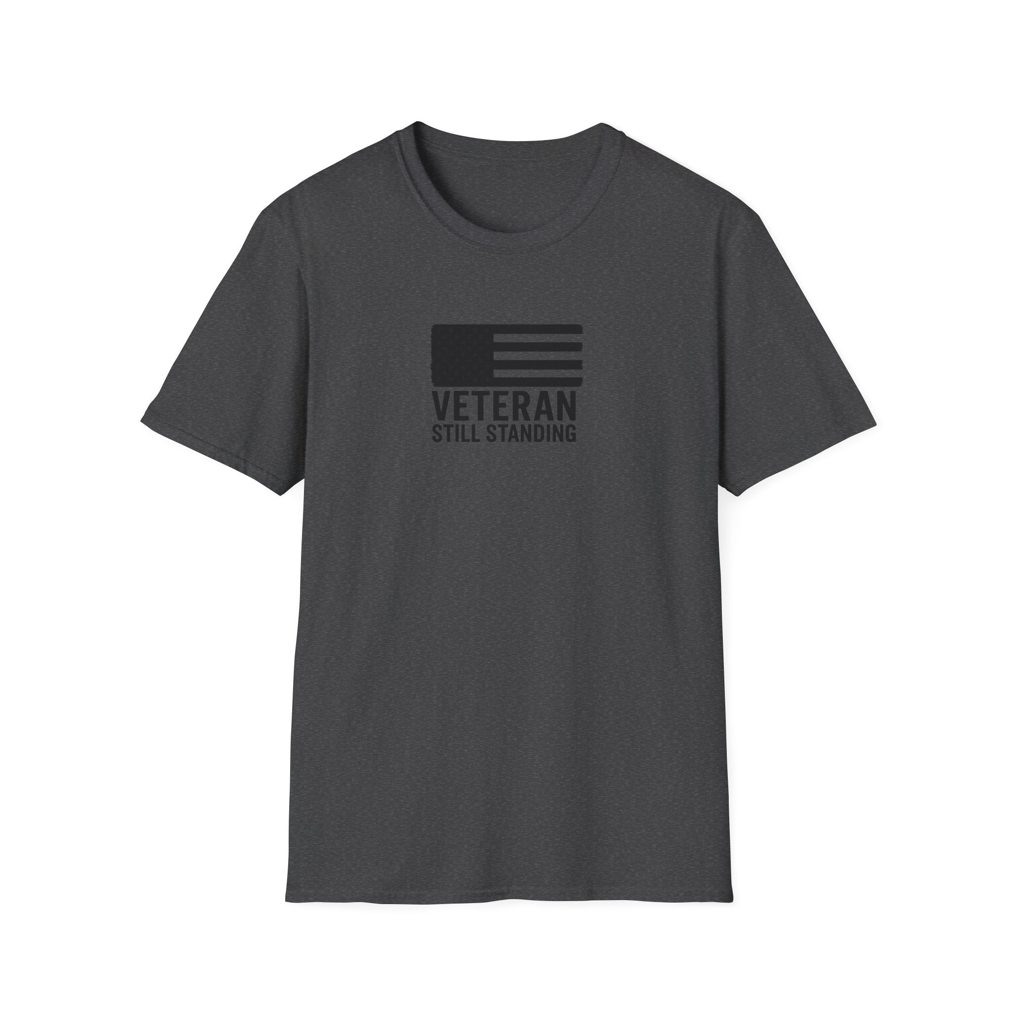 One Mile Veteran/Service Member  — "Still Standing." Motivational Minimalist Tee