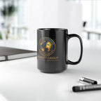 Special Edition Global Support Black Coffee Mug – Motivational Running / Walking Gift / Office / Traveler (11oz & 15oz)