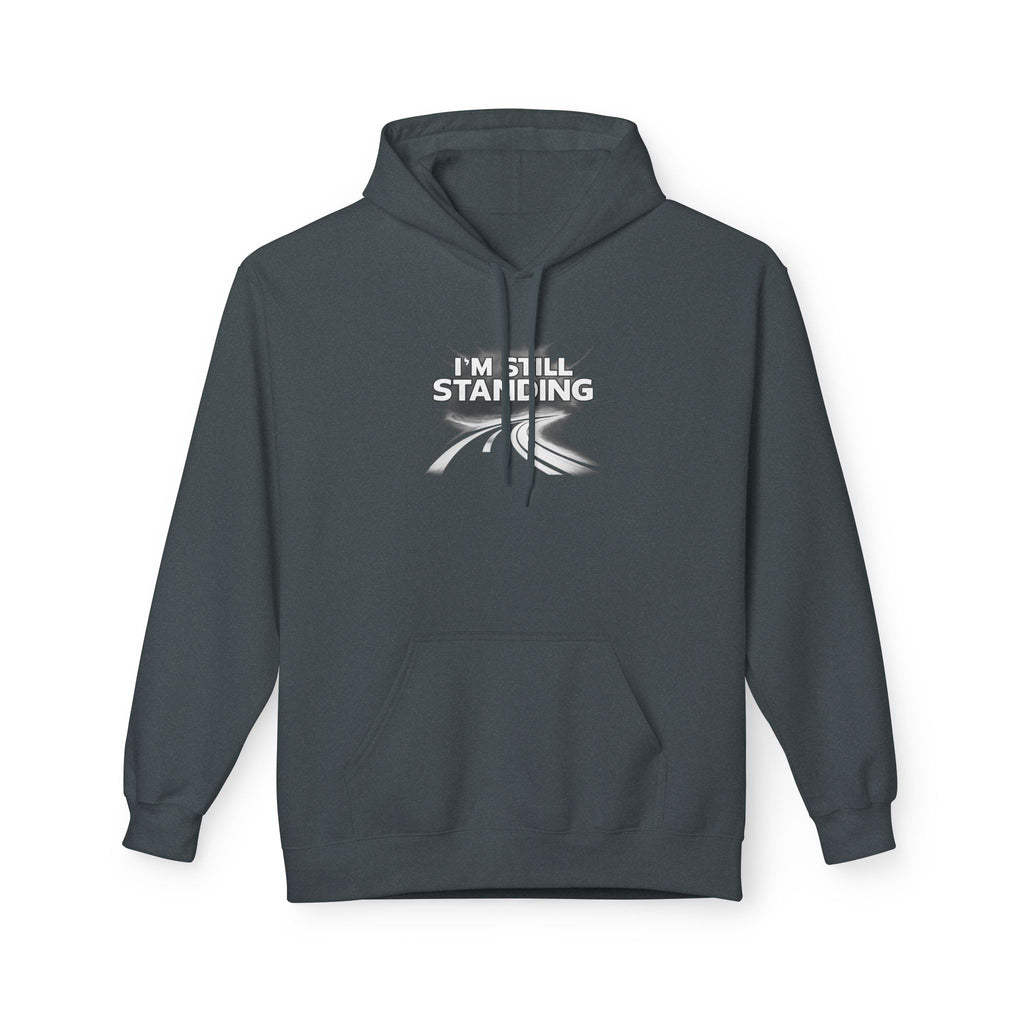 I'm Still Standing Hoodie – Minimal Runner Graphic Pullover / Resilience