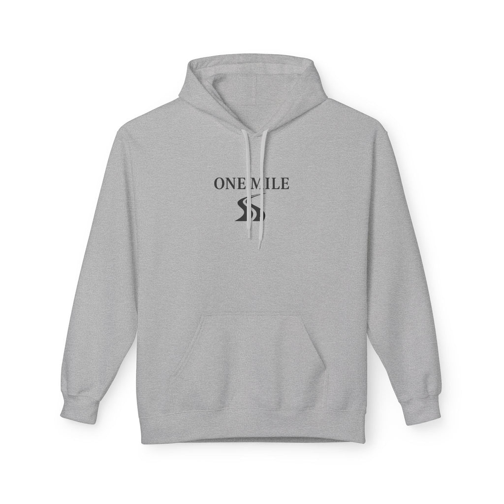 One Mile Hoodie — Minimal Running Graphic Pullover