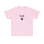 One Mile Endurance Tee — Inspirational White Graphic T-Shirt