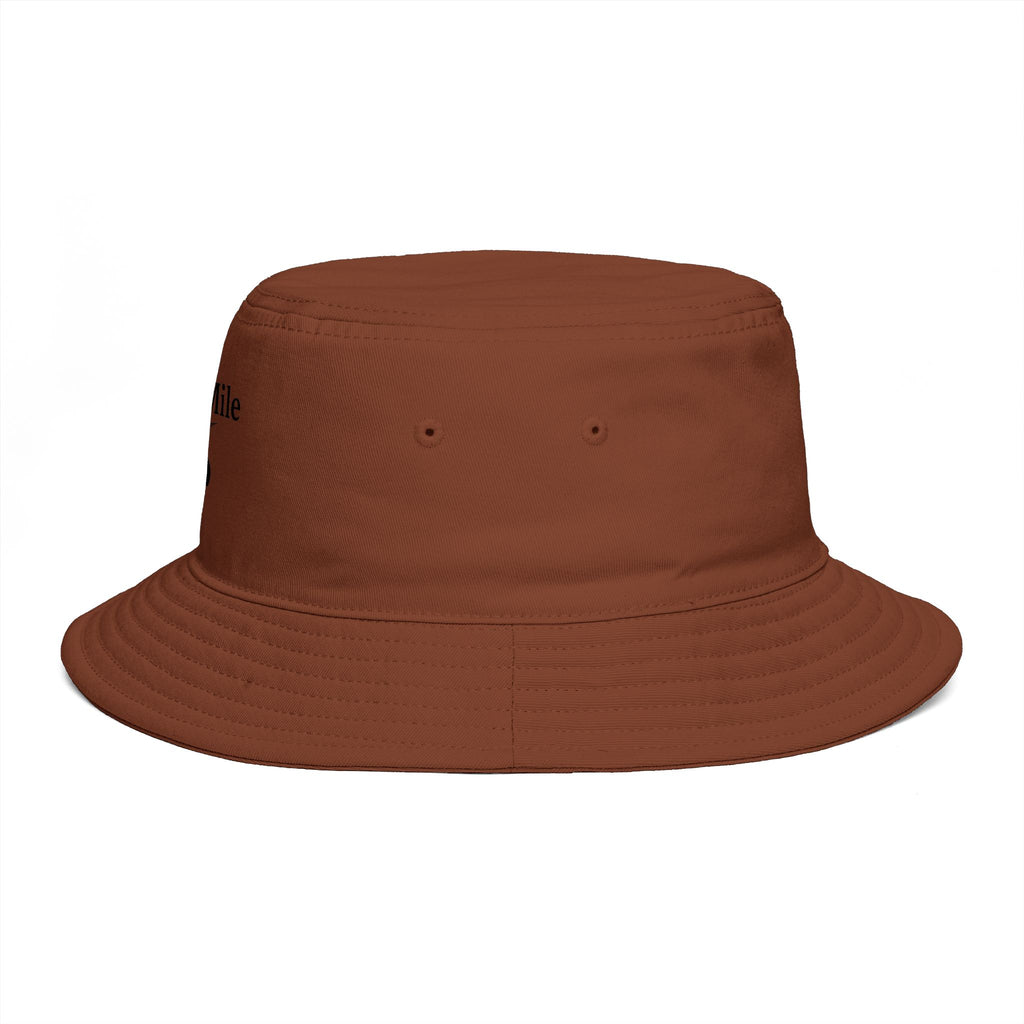 One Mile Bucket Hat — Road Logo Casual Outdoor Sun Hat