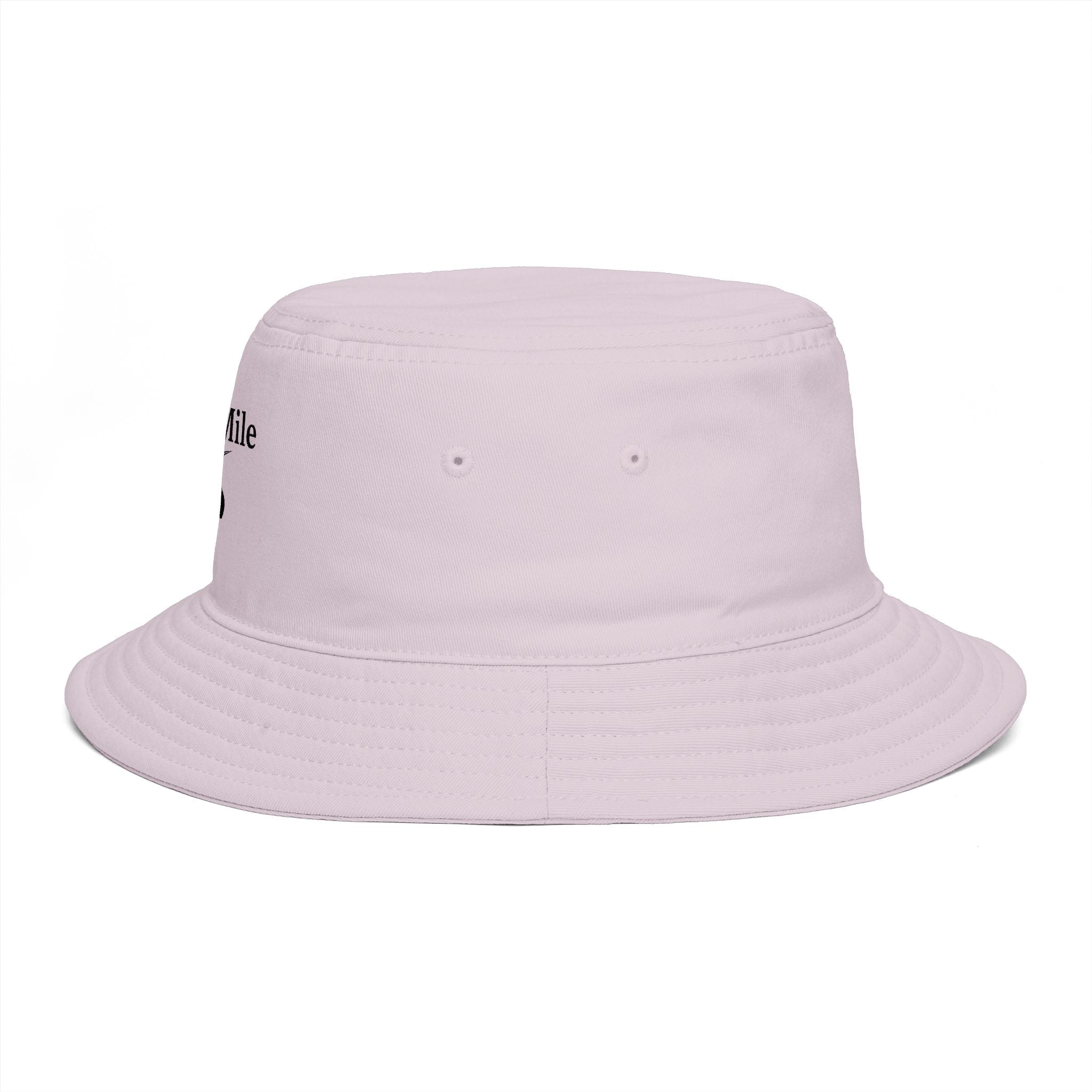 One Mile Bucket Hat — Road Logo Casual Outdoor Sun Hat