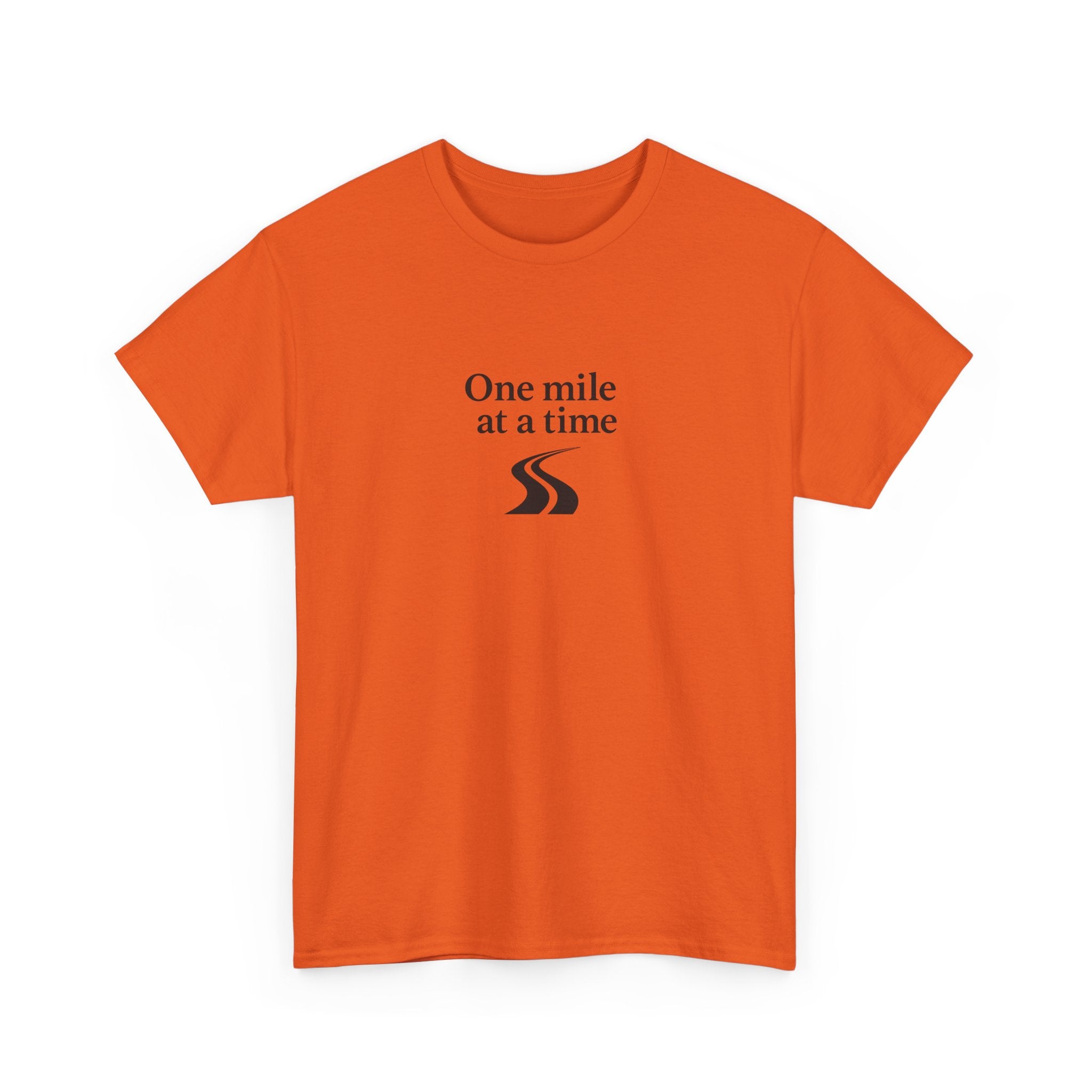 One Mile Endurance Tee — Inspirational White Graphic T-Shirt