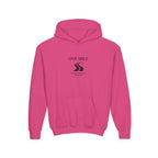 One Mile Youth Hoodie — "Just getting started." Motivational Running Hoodie