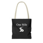 One Mile Logo Tote Bag — Everyday Traveler / Running & Fitness Canvas Tote