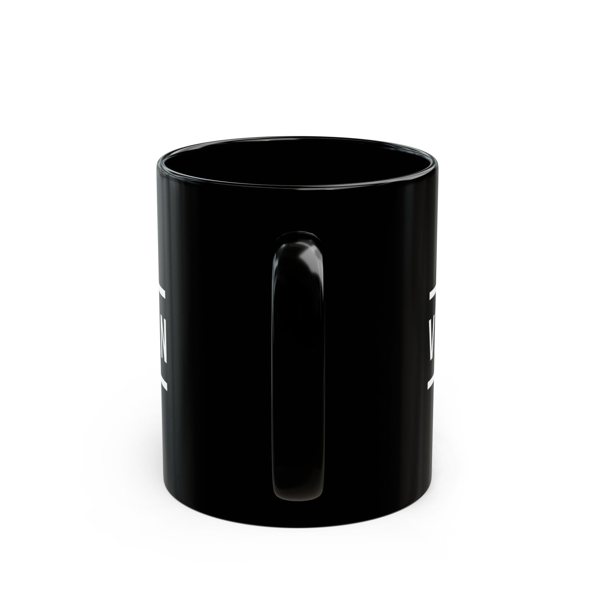 One Mile US Military Veteran Black Coffee Mug – Motivational Running / Walking Gift / Office / Traveler (11oz & 15oz)