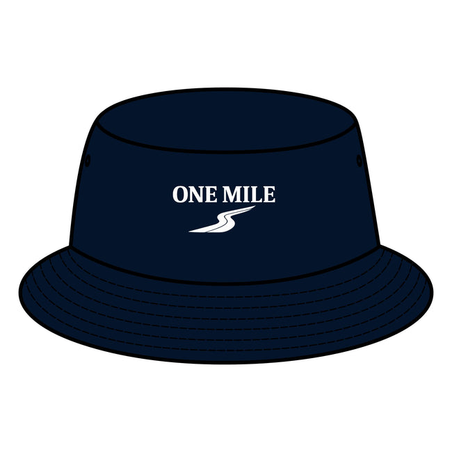 One Mile Bucket Hat — Road Logo Casual Outdoor Sun Hat Main Image