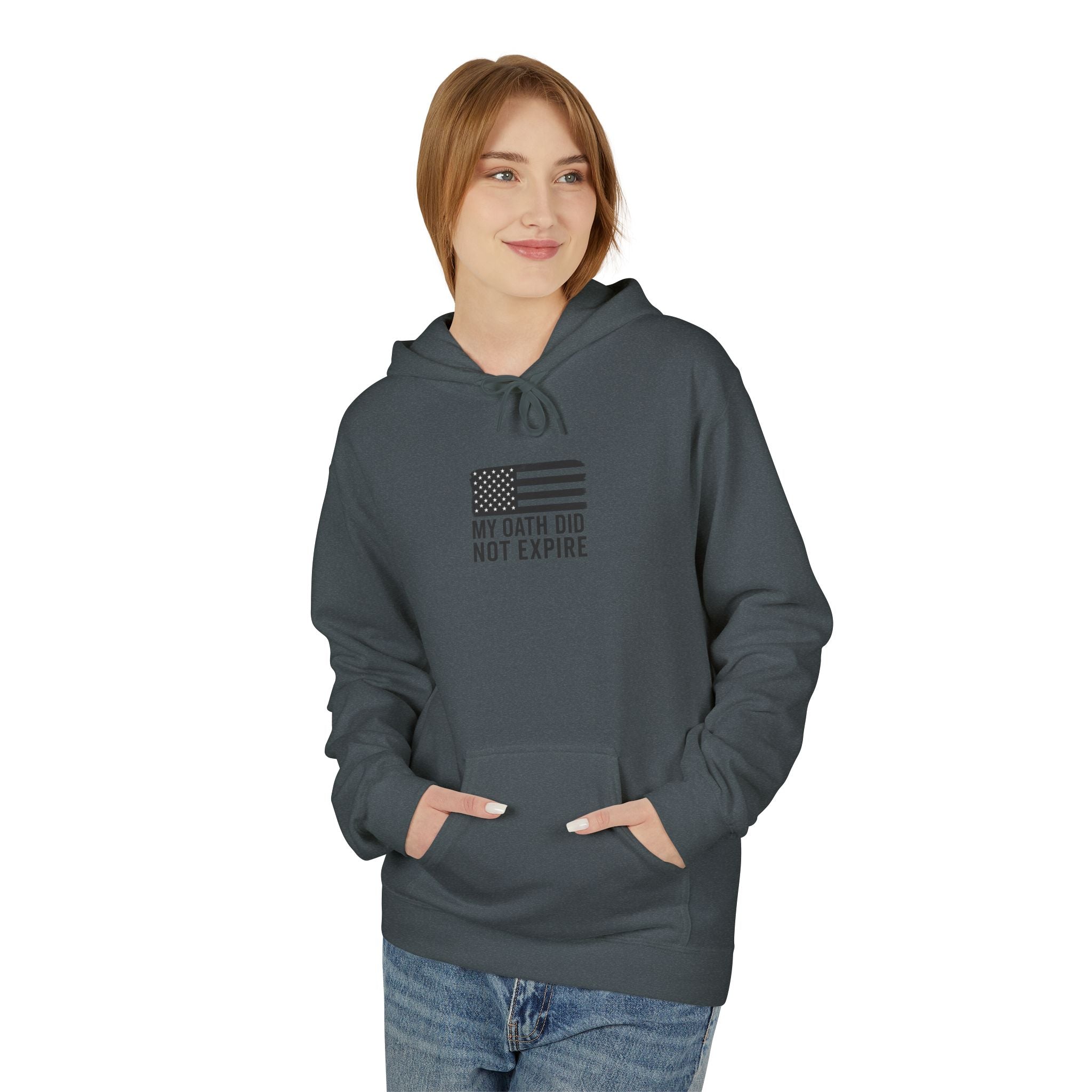 One Mile Veteran/Service Member Hoodie – Minimal Runner Graphic Pullover