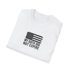 One Mile Veteran/Service Member — "My Oath Did Not Expire" Motivational Minimalist Tee