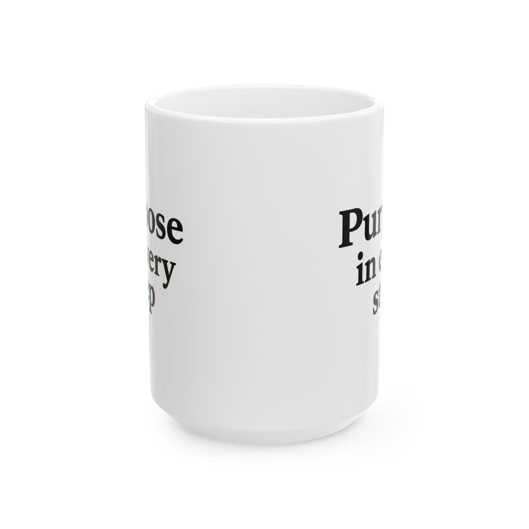 One Mile Road Map Ceramic Mug — Runner & Traveler Coffee Cup (11oz, 15oz)