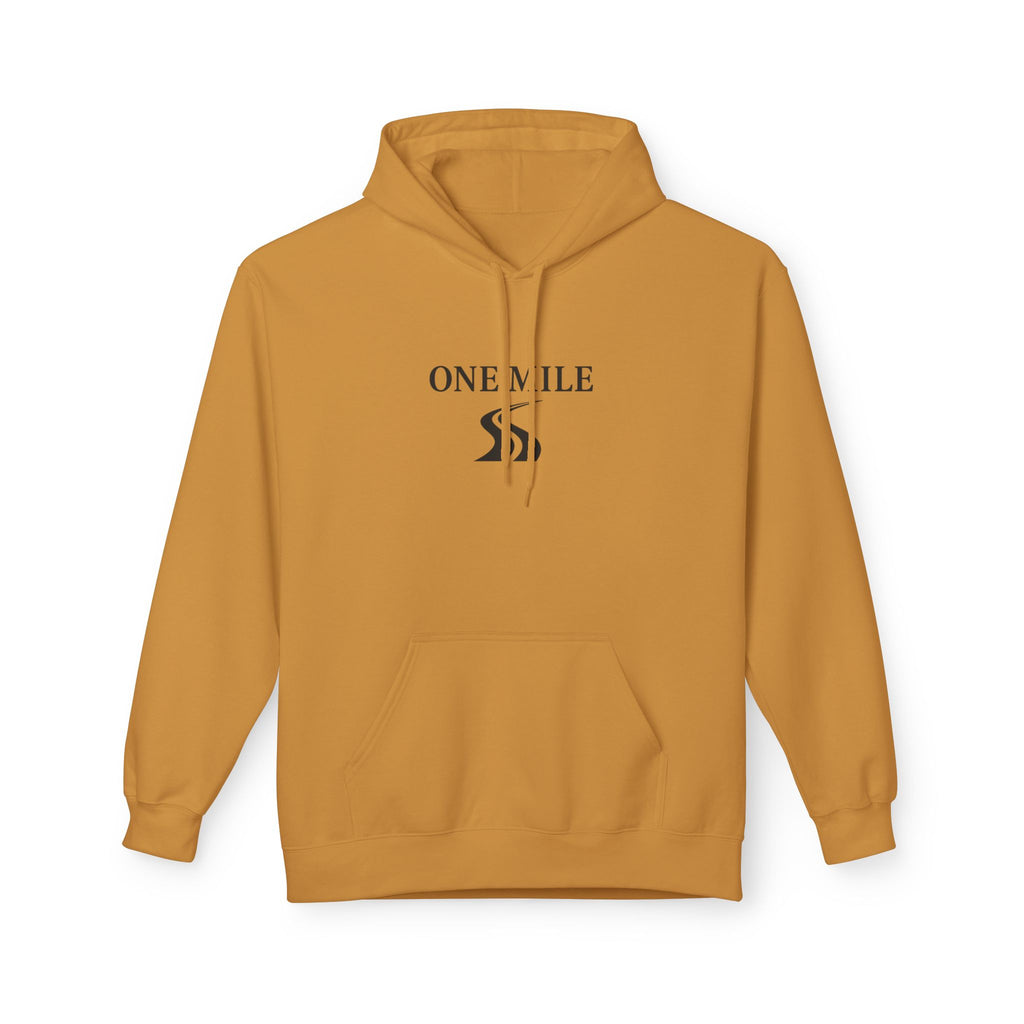 One Mile Hoodie – Minimal Runner Graphic Pullover