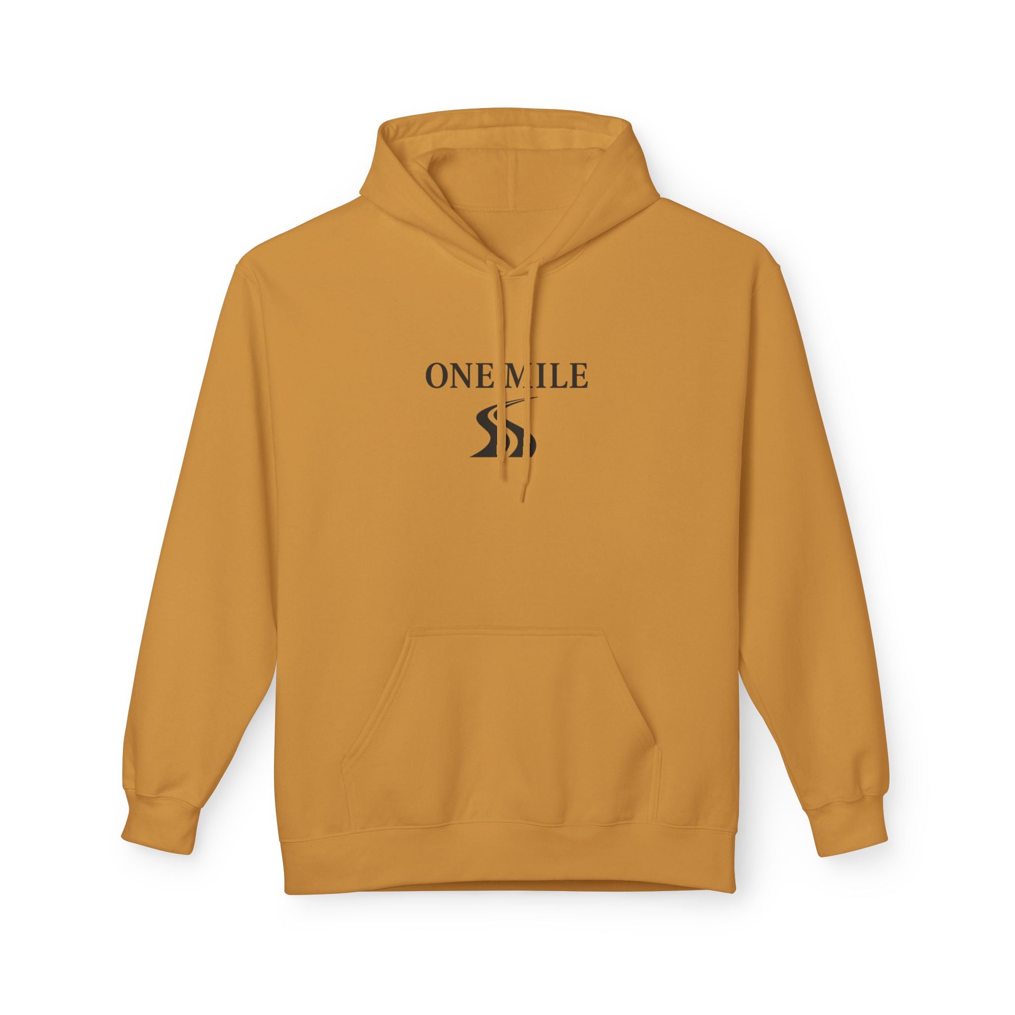 One Mile Hoodie – Minimal Runner Graphic Pullover