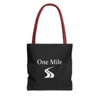 One Mile Logo Tote Bag — Everyday Traveler / Running & Fitness Canvas Tote