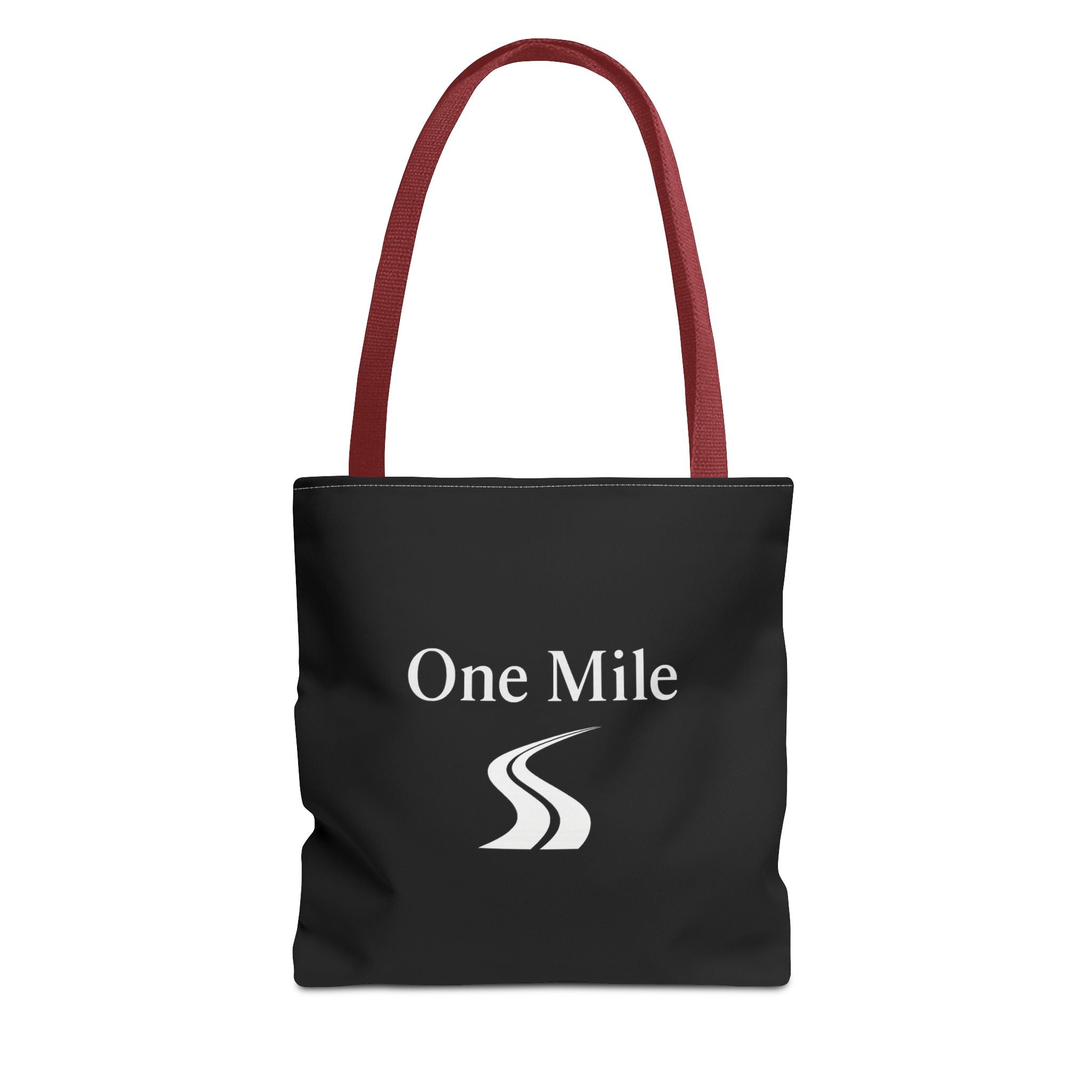 One Mile Logo Tote Bag — Everyday Traveler / Running & Fitness Canvas Tote