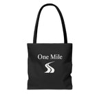 One Mile Logo Tote Bag — Everyday Traveler / Running & Fitness Canvas Tote