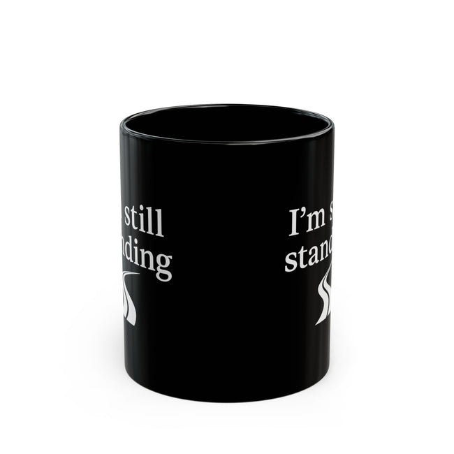 One Mile Black Coffee Mug – Motivational Running / Walking Gift / Office / Traveler (11oz & 15oz) Hover Image