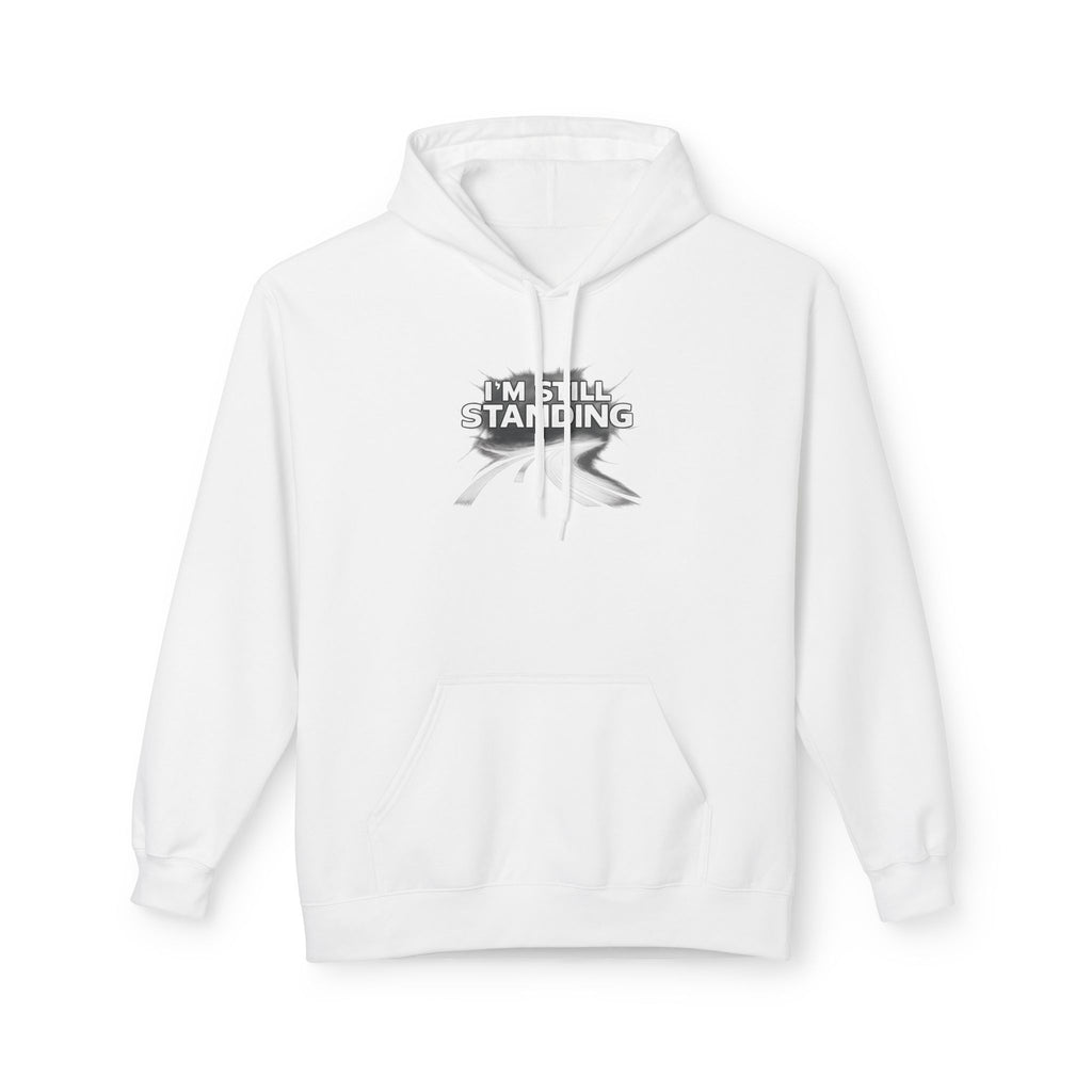 I'm Still Standing Hoodie – Minimal Runner Graphic Pullover / Resilience