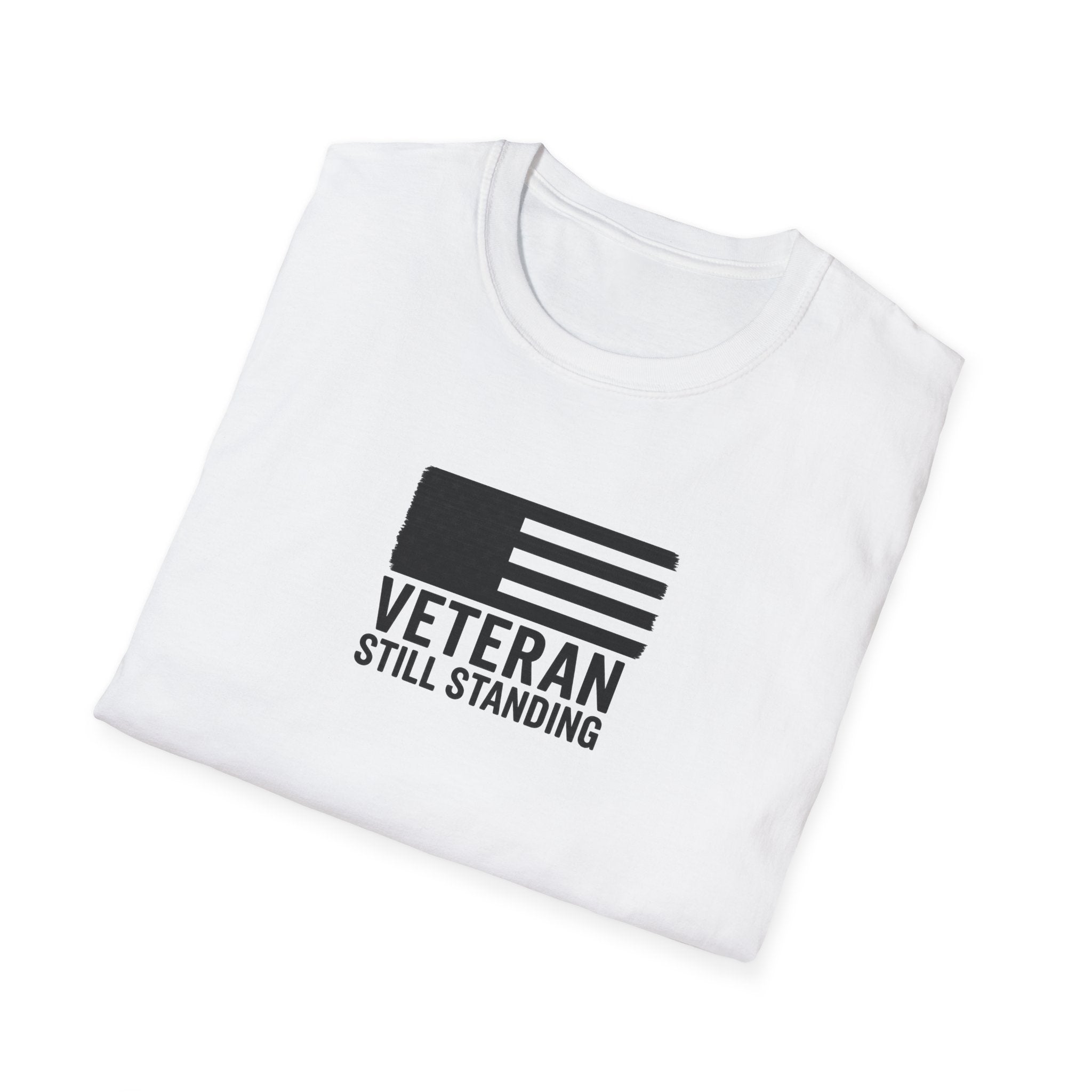 One Mile Veteran/Service Member  — "Still Standing." Motivational Minimalist Tee