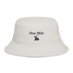 One Mile Bucket Hat — Road Logo Casual Outdoor Sun Hat