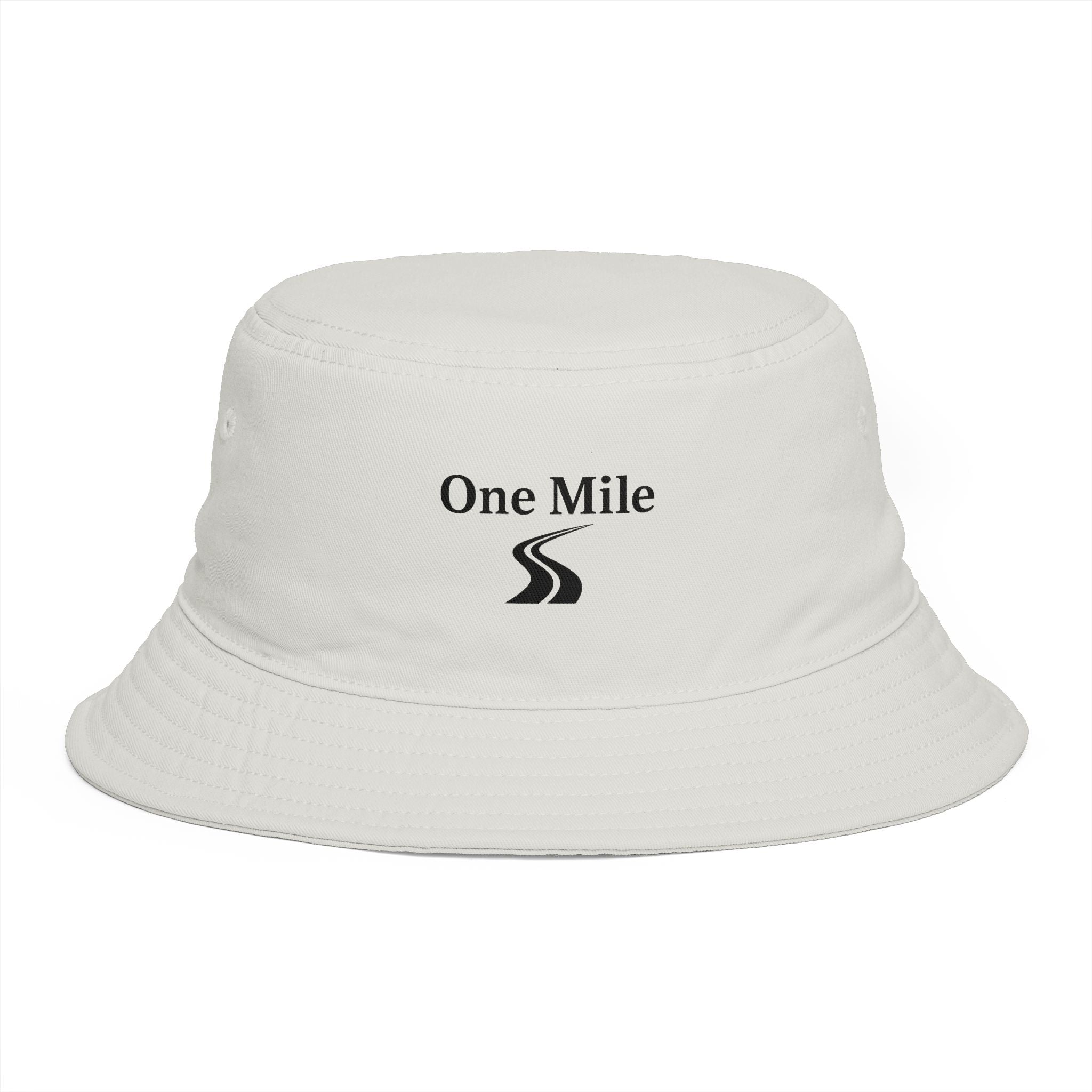One Mile Bucket Hat — Road Logo Casual Outdoor Sun Hat