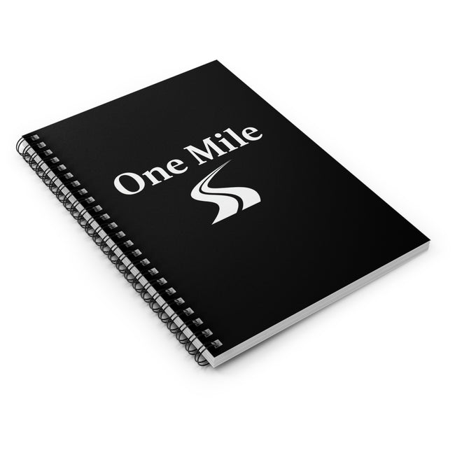Copy of One Mile Spiral Notebook — Branded Ruled Journal for Runners & Events Main Image
