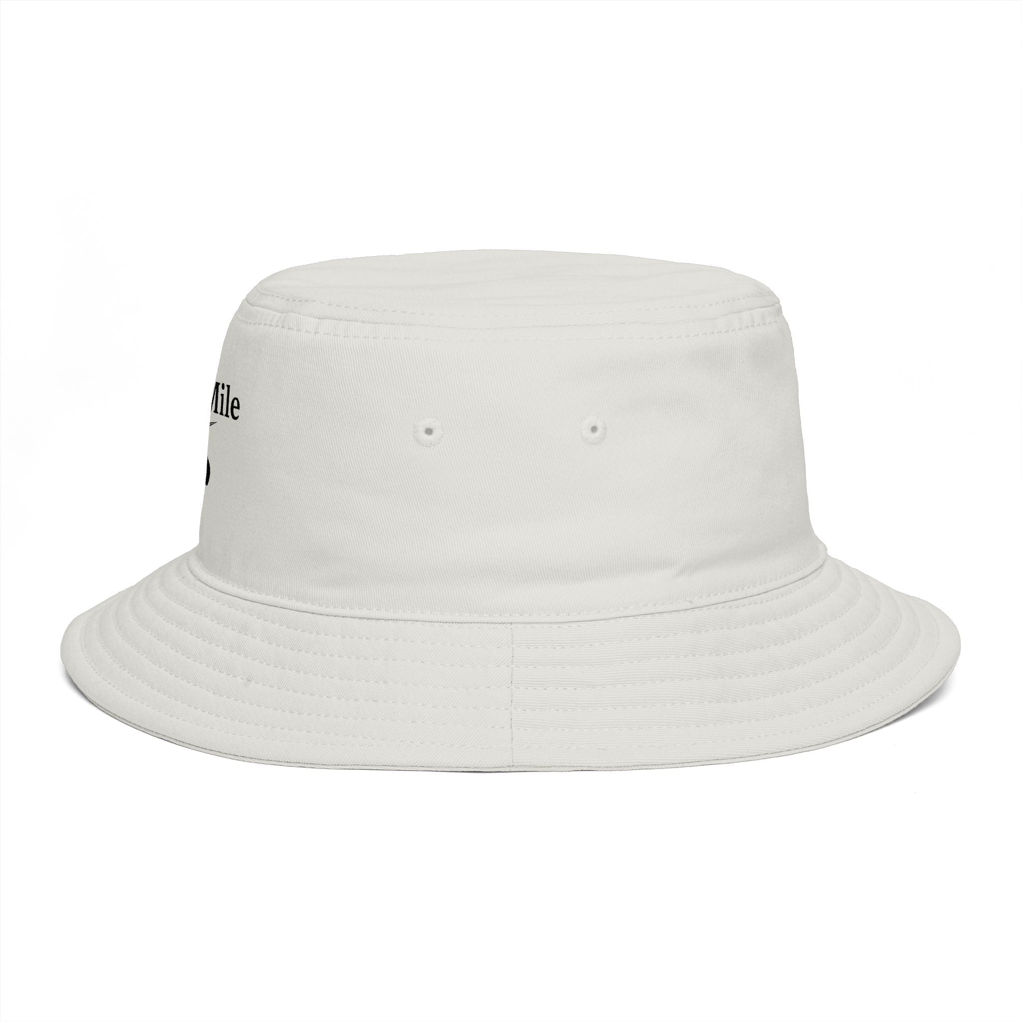 One Mile Bucket Hat — Road Logo Casual Outdoor Sun Hat